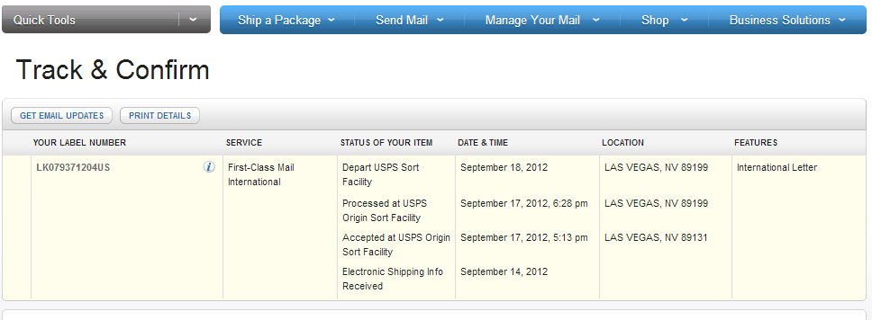 USPS - почтовая служба США / Вики и блоги / gSconto