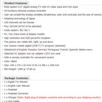 Описание характеристик товара