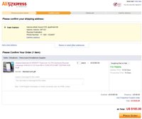 Выбор адреса доставки