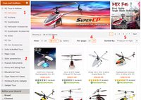Список товаров внутри категории