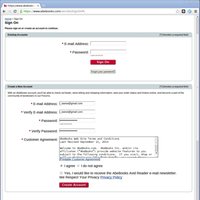 Регистрация на сайте