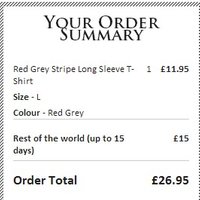 Итоговая стоимость заказа