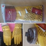 Желтенькие перчатки.